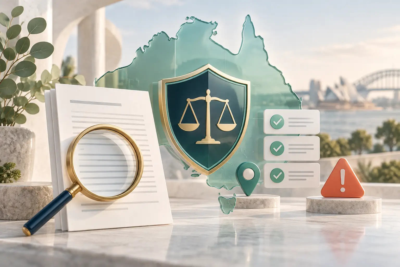 Illustration for Online casino rules in Australia, in plain English
